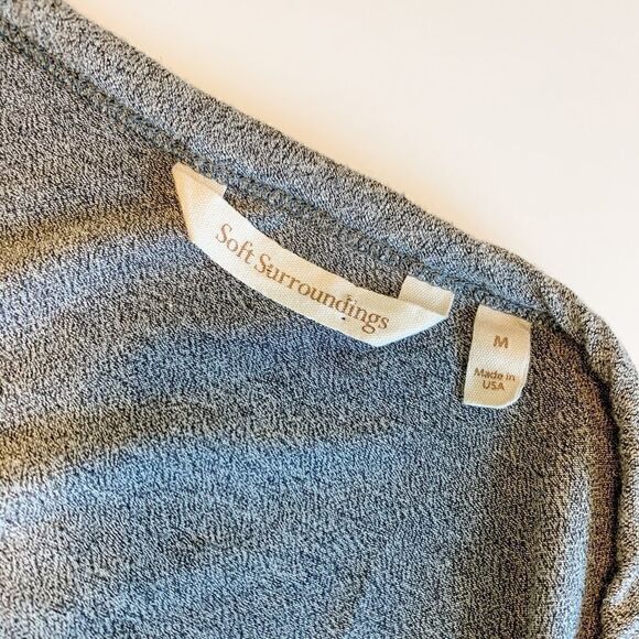 🍋 Soft Surroundings Side Ties Scoop Neck Blouse - Picture 7 of 8